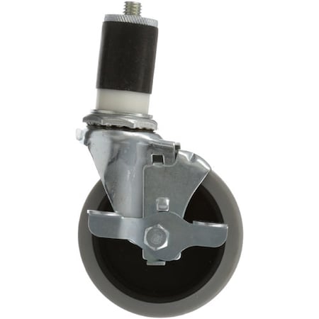 Allpoints Swivel Stm Castr W/Brk 4 W  1-1/2 Od Tubing 262385